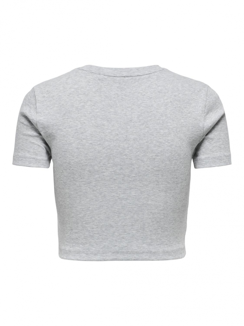 Crop top κοντομάνικο ONLY 15311891