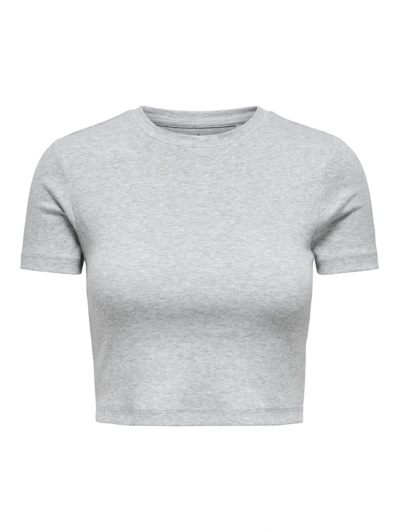 Crop top κοντομάνικο ONLY 15311891