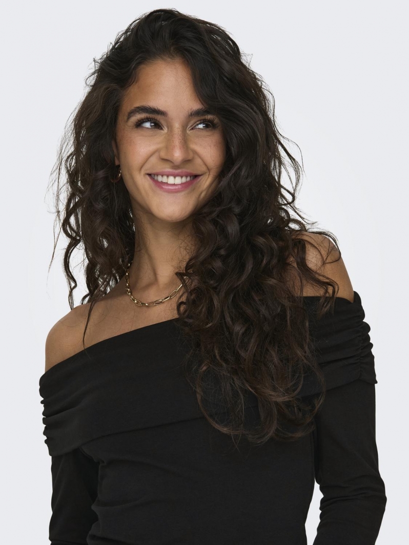 Crop top μακρυμάνικο strapless ONLY 15336324