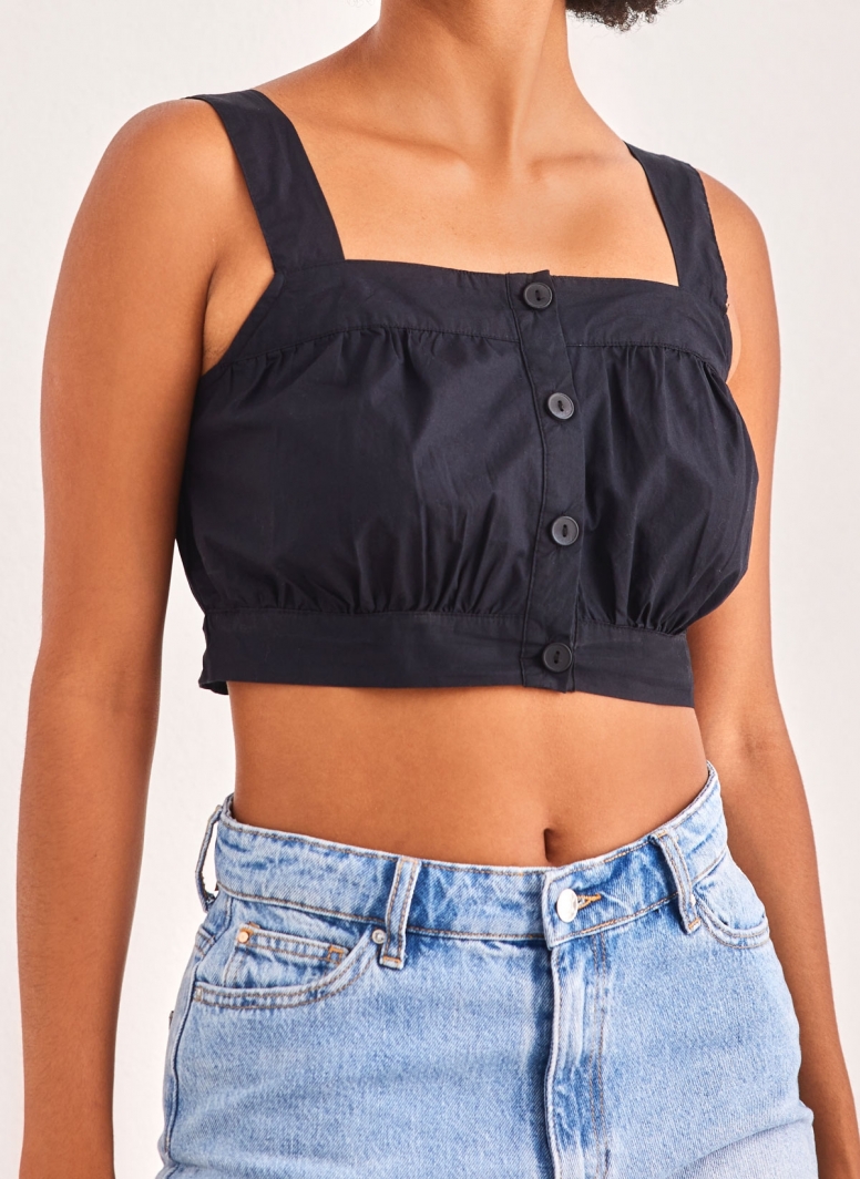 Crop top με κουμπιά AWARE by Vero Moda 10306764