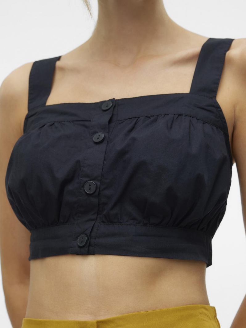 Crop top με κουμπιά AWARE by Vero Moda 10306764