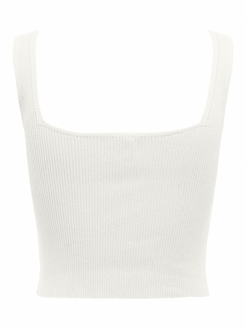 Crop top με τετράγωνη λαιμόκοψη ONLY 15344407