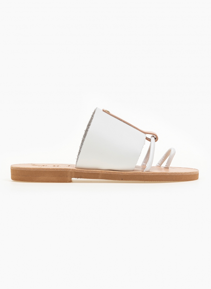 Σανδάλια δερμάτινα με διχρωμία Iris Sandals