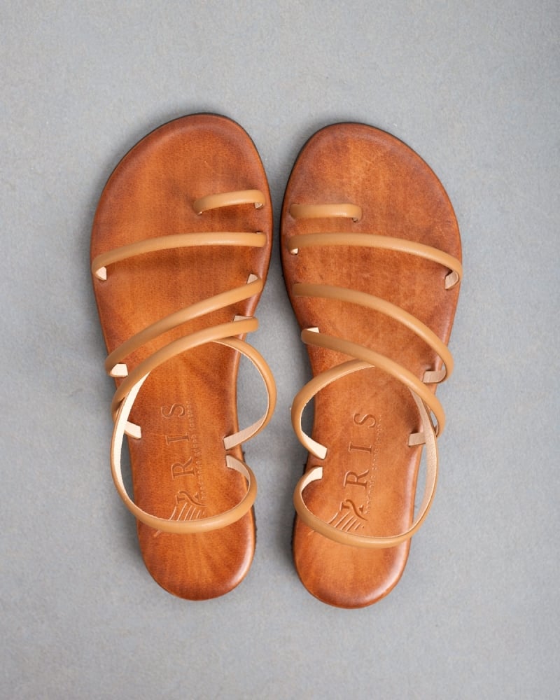 Σανδάλια δερμάτινα με λεπτά λουράκια Iris Sandals