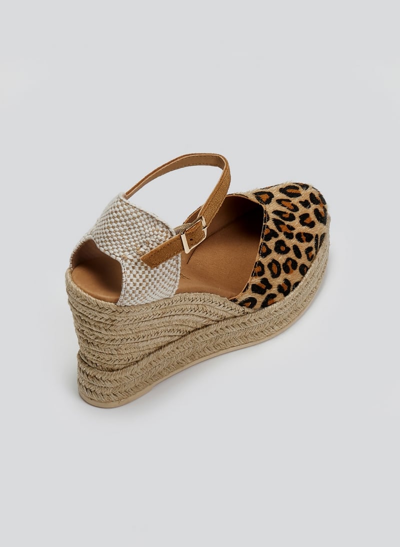 Εσπαντρίγιες platforms από συνθετικό ponyskin Ragazza 0699