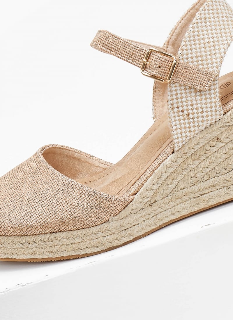 Εσπαντρίγιες platforms με ανάγλυφο pattern