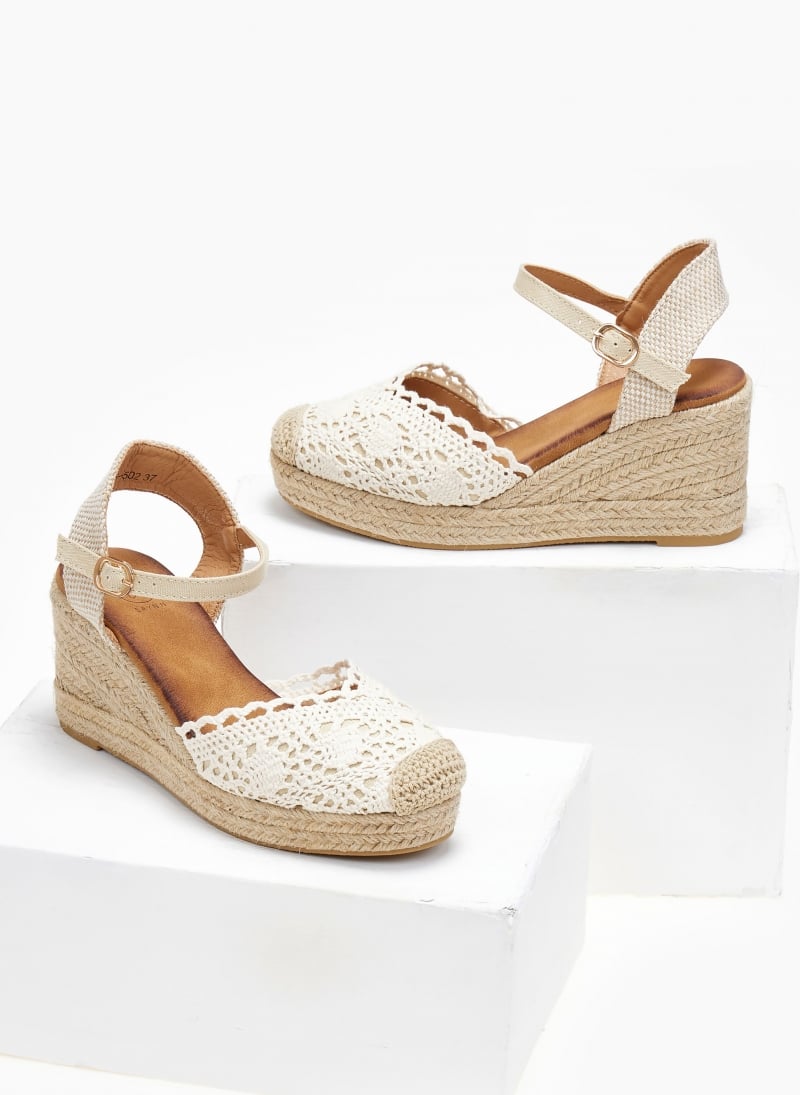 Εσπαντρίγιες platforms πλεκτές Erynn