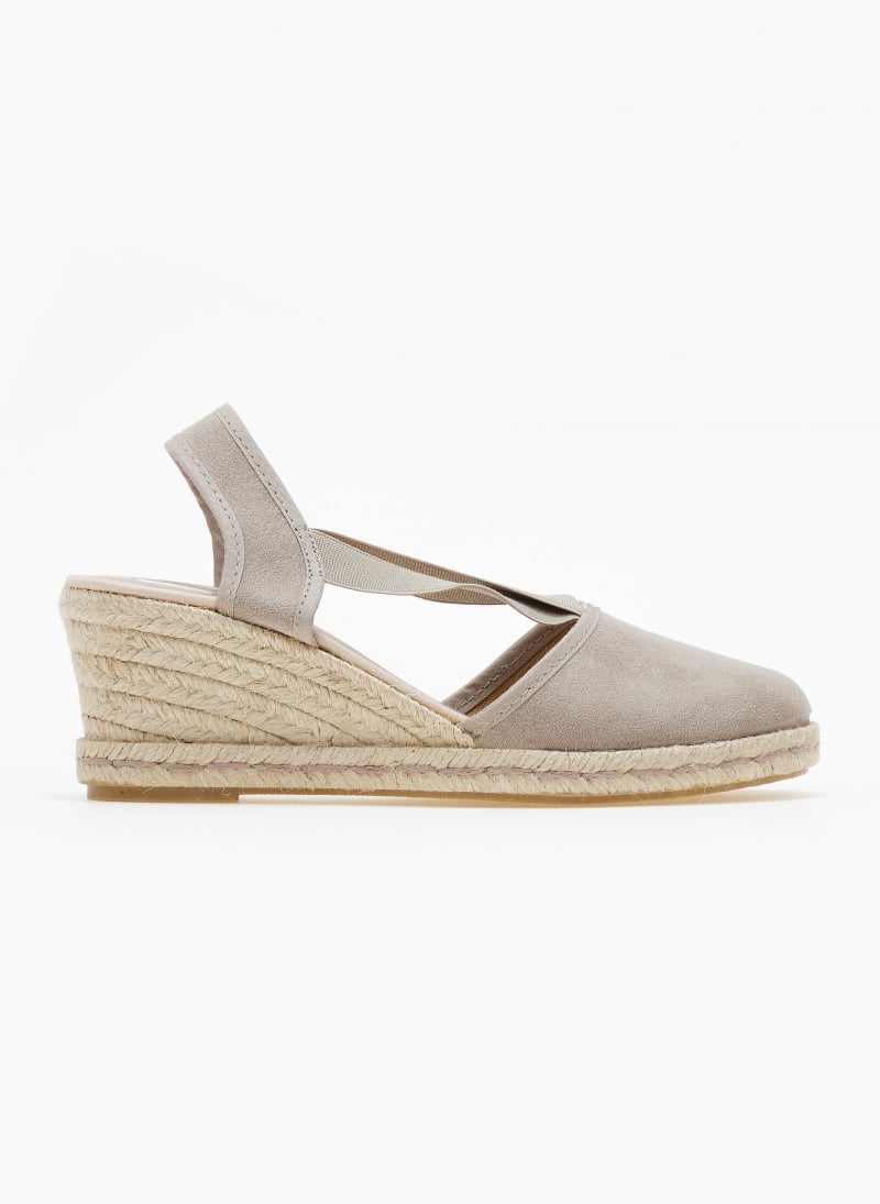 Εσπαντρίγιες platforms suede με λάστιχα
