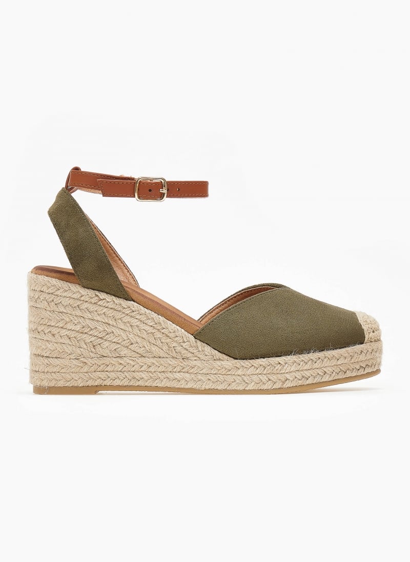Εσπαντρίγιες platforms suede με μπαρέτα Erynn