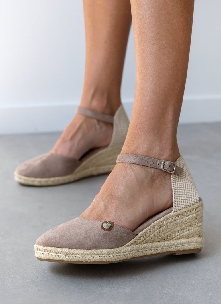 Εσπαντρίγιες platforms suede με μπαρέτα Refresh 171882