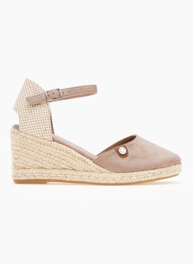 Εσπαντρίγιες platforms suede με μπαρέτα Refresh 171882
