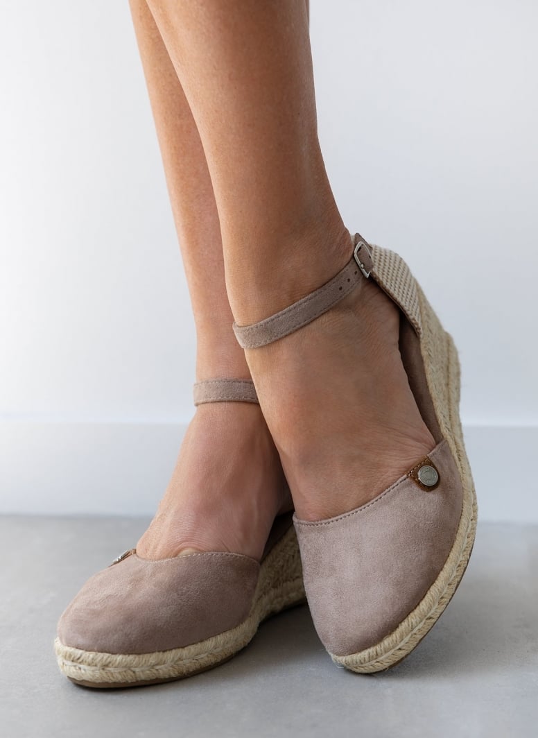 Εσπαντρίγιες platforms suede με μπαρέτα Refresh 171882