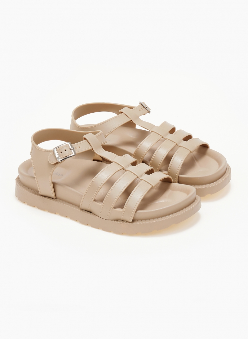 Flatforms σανδάλια gladiator