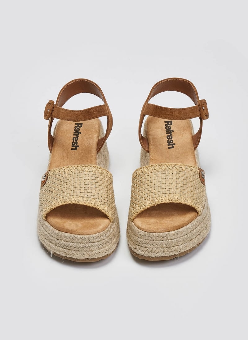 Flatforms σανδάλια με πλεκτό σχέδιο Refresh 172773