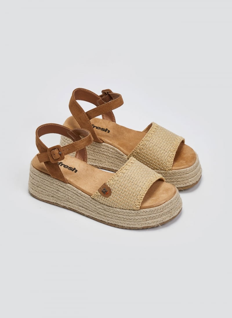 Flatforms σανδάλια με πλεκτό σχέδιο Refresh 172773