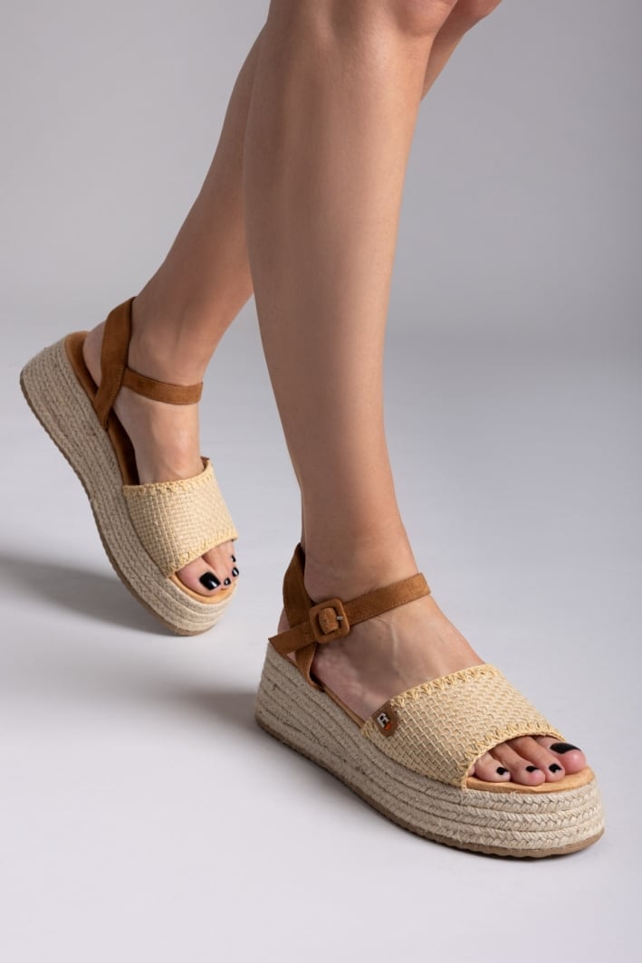 Flatforms σανδάλια με πλεκτό σχέδιο Refresh 172773
