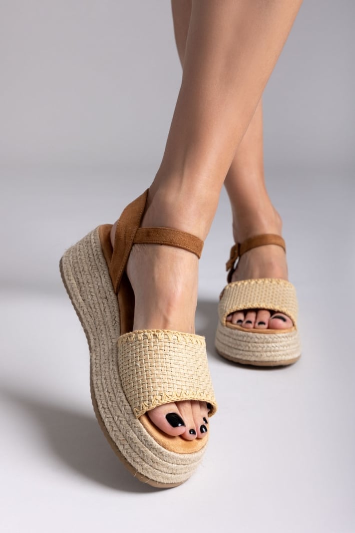 Flatforms σανδάλια με πλεκτό σχέδιο Refresh 172773