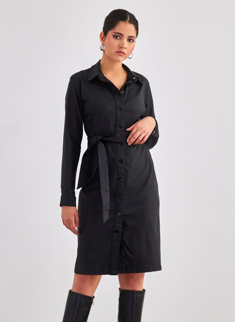 Φόρεμα δερματίνη με κουμπιά Vero Moda 10314000