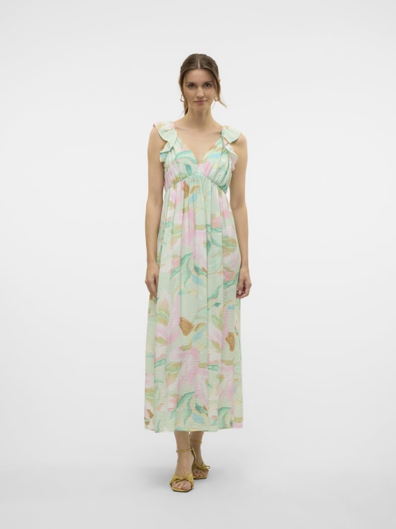 Φόρεμα με βολάν στους ώμους Vero Moda 10324125