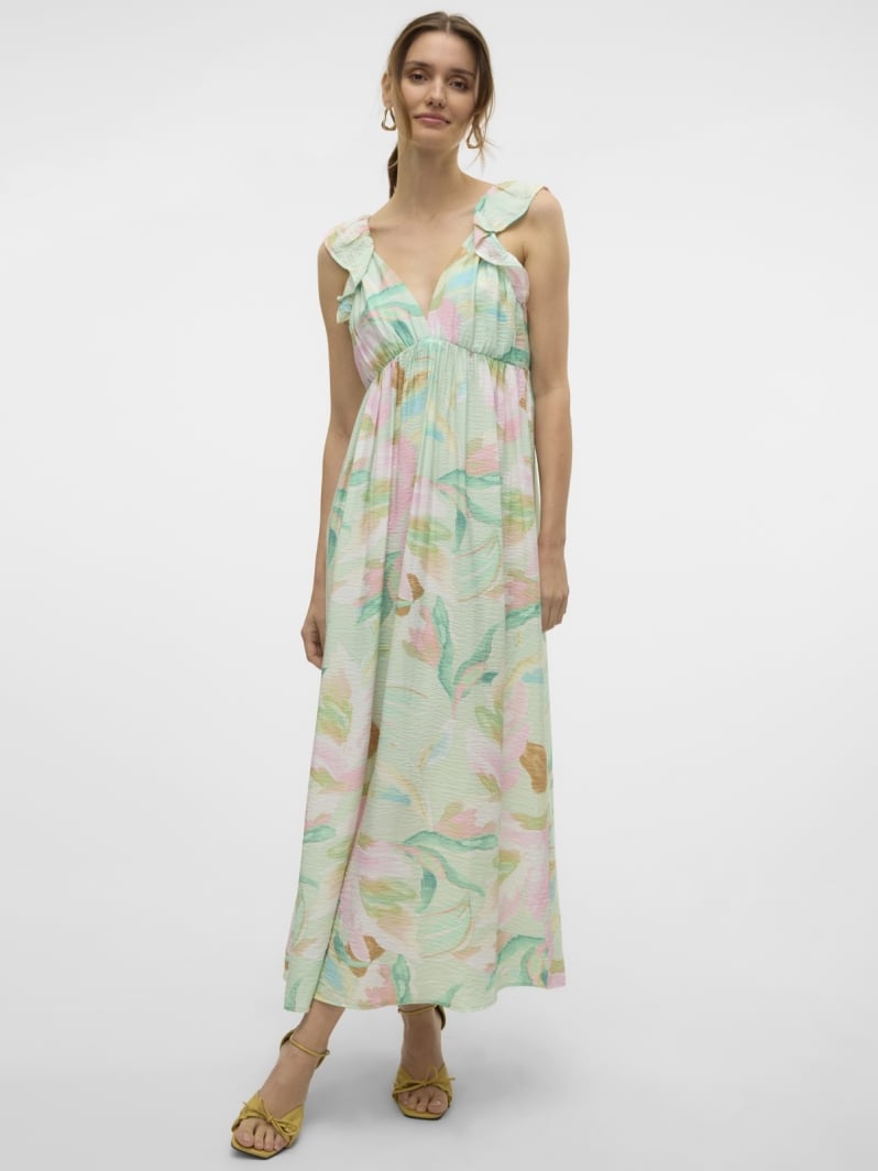 Φόρεμα με βολάν στους ώμους Vero Moda 10324125