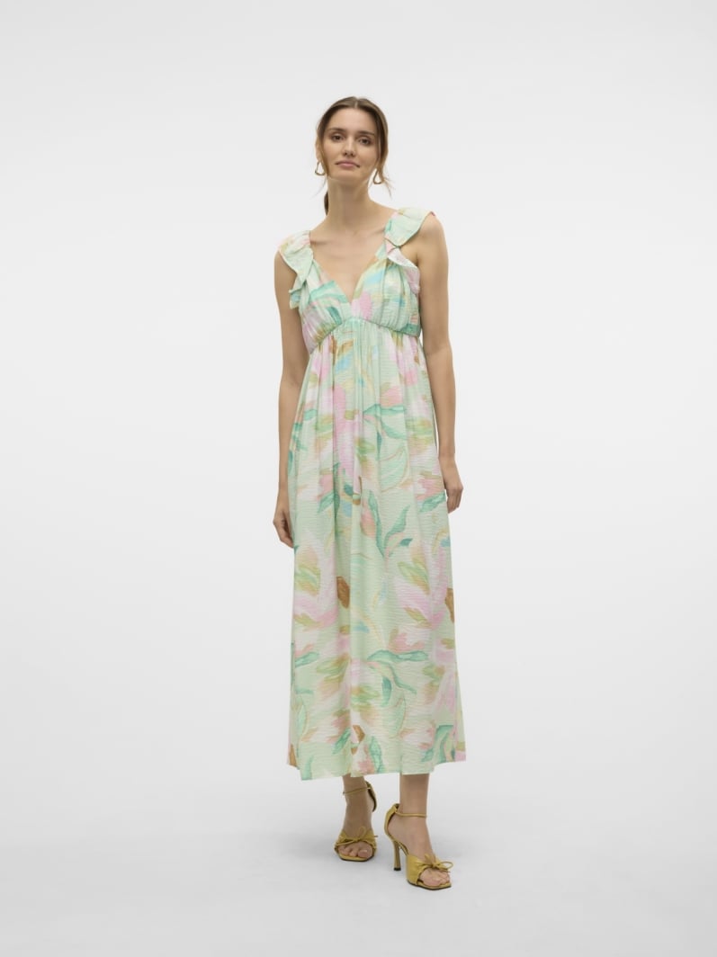 Φόρεμα με βολάν στους ώμους Vero Moda 10324125