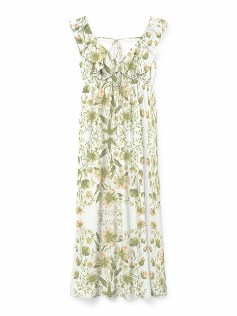 Φόρεμα με βολάν στους ώμους Vero Moda 10324125