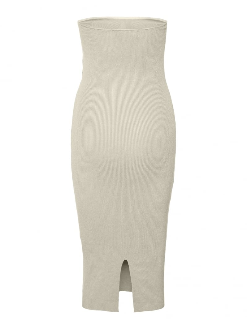 Φόρεμα ριμπ strapless Vero Moda 10309494