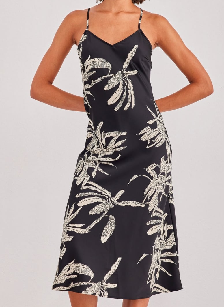 Φόρεμα σατέν με print Aware 10307622