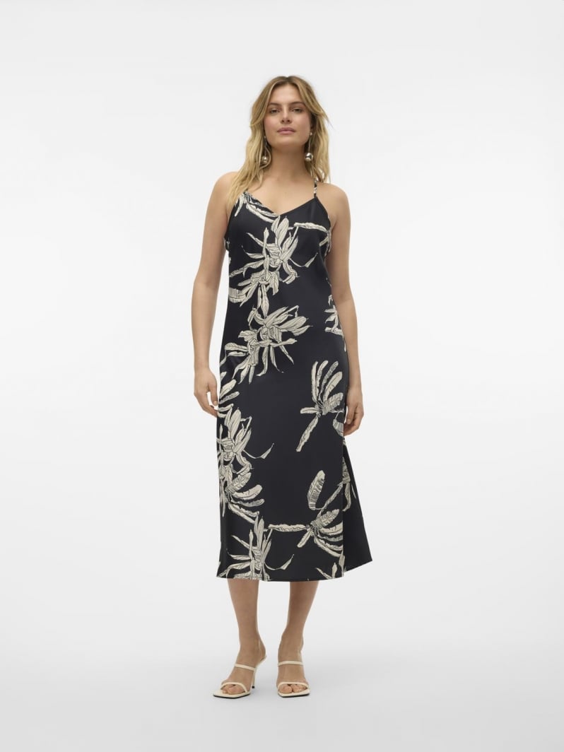 Φόρεμα σατέν με print Aware 10307622