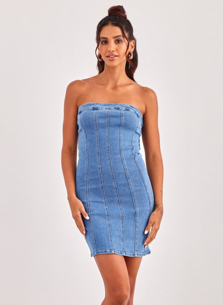 Φόρεμα τζιν μίνι Vero Moda 10310272