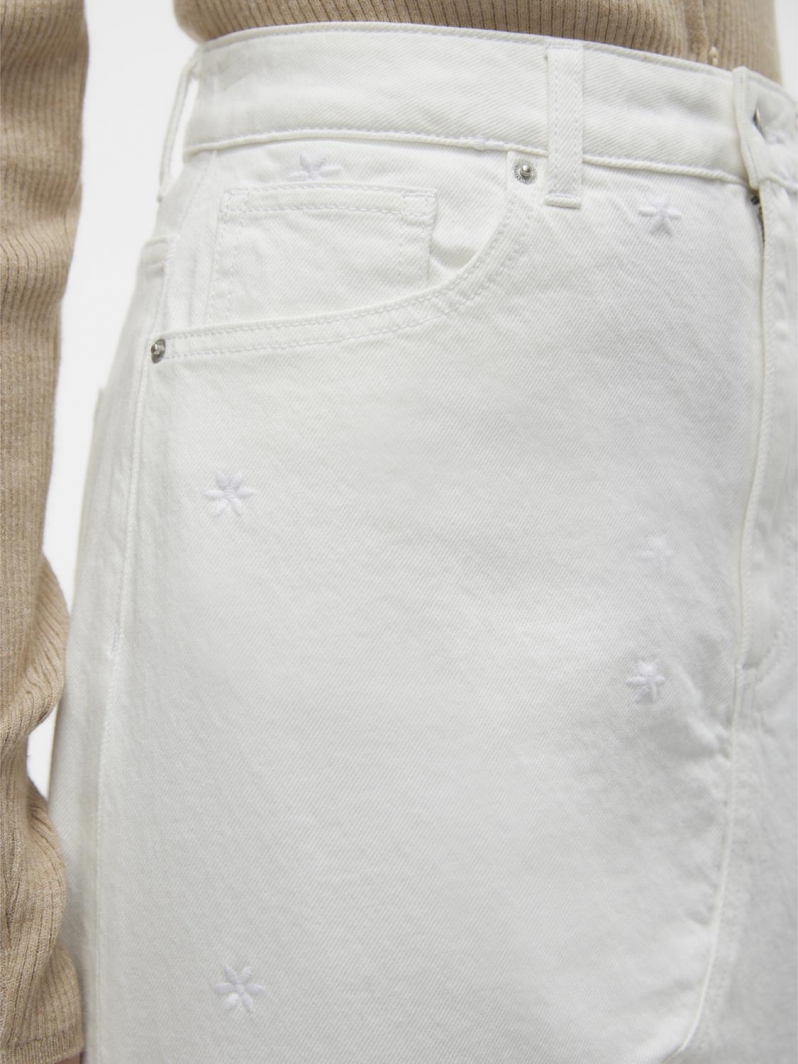 Φούστα denim με μαργαρίτες Vero Moda 10310429