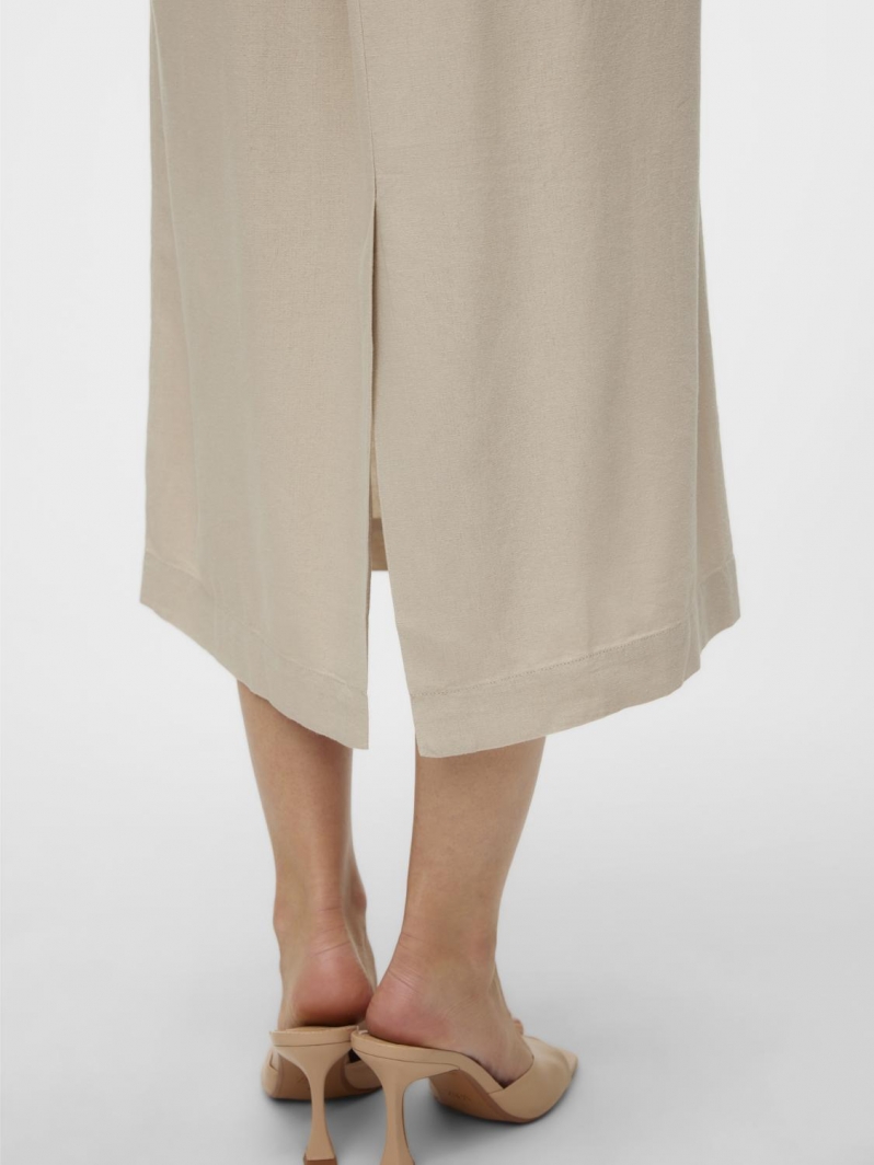 Φούστα με λινό Vero Moda 10303726