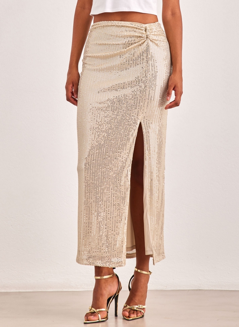 Φούστα με παγιέτες Vero Moda 10306132