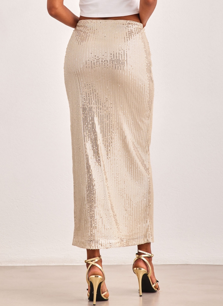Φούστα με παγιέτες Vero Moda 10306132
