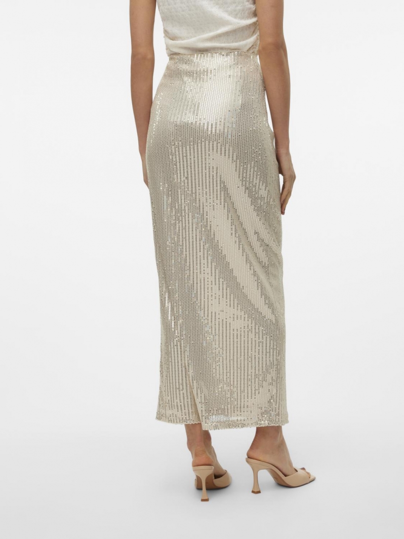 Φούστα με παγιέτες Vero Moda 10306132