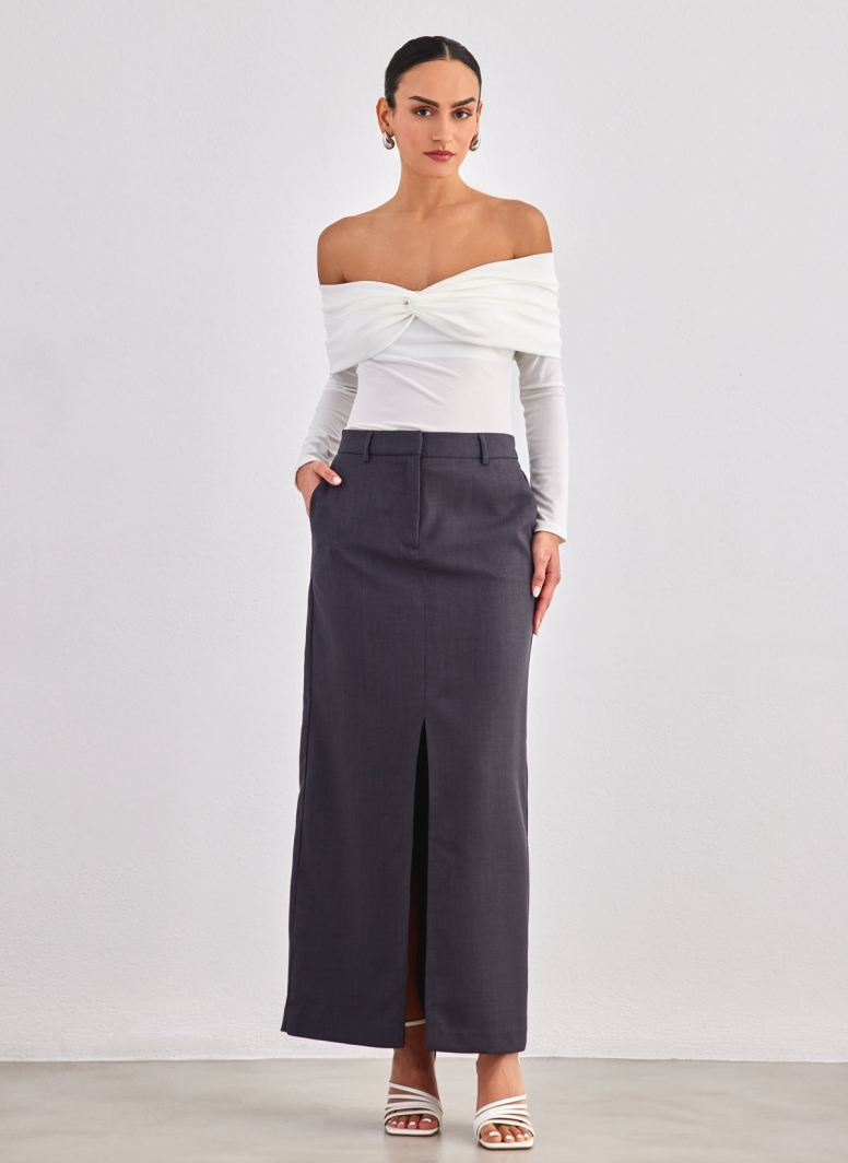 Φούστα υφασμάτινη με άνοιγμα Vero Moda 15332888