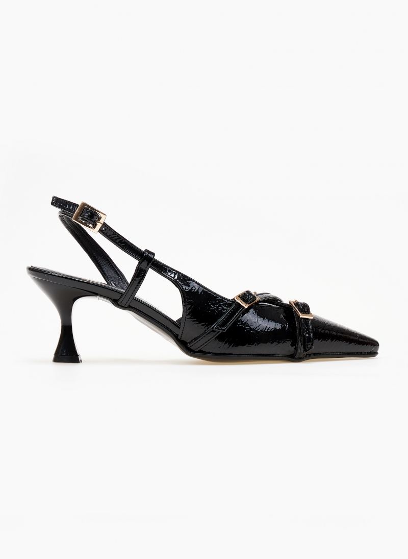 Γόβες slingback λουστρίνι TFP