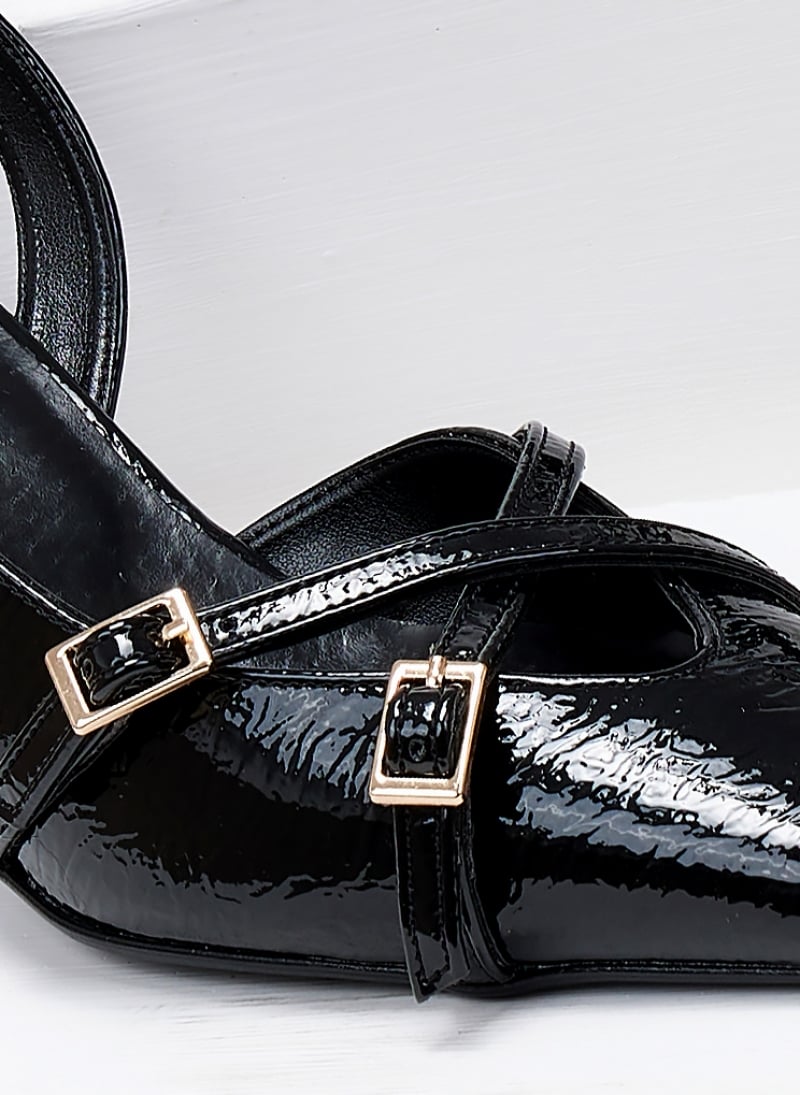 Γόβες slingback λουστρίνι TFP