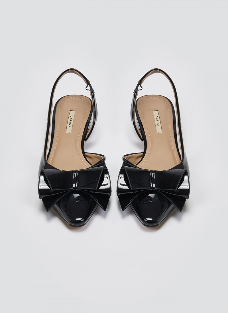 Γόβες slingback με ιδιαίτερο φιόγκο CORINA