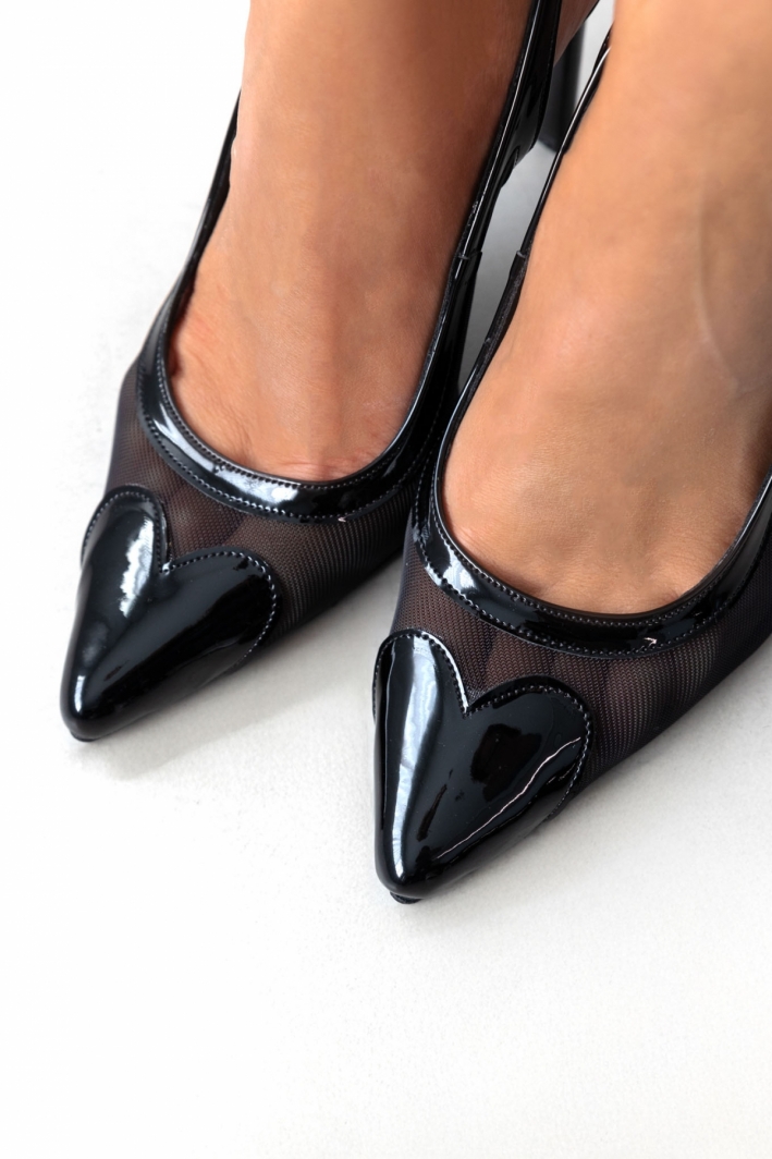 Γόβες slingback με καρδιά TFP