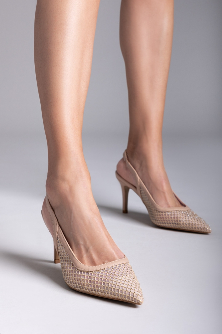 Γόβες slingback μυτερές MARIAMARE