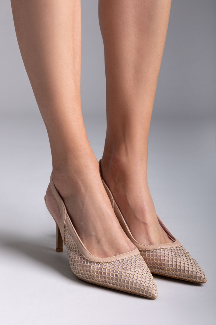 Γόβες slingback μυτερές MARIAMARE