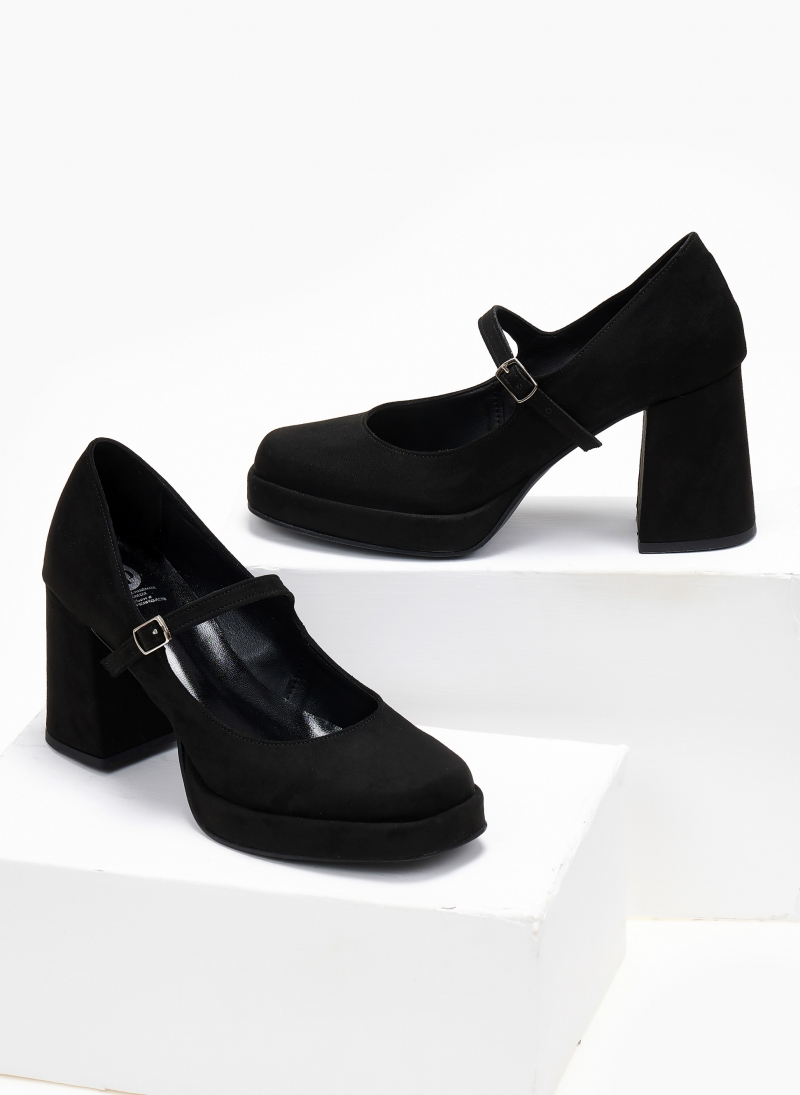 Γόβες suede Mary Jane με φιάπα TFP