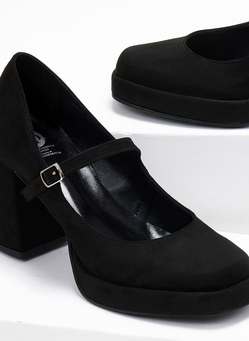 Γόβες suede Mary Jane με φιάπα TFP