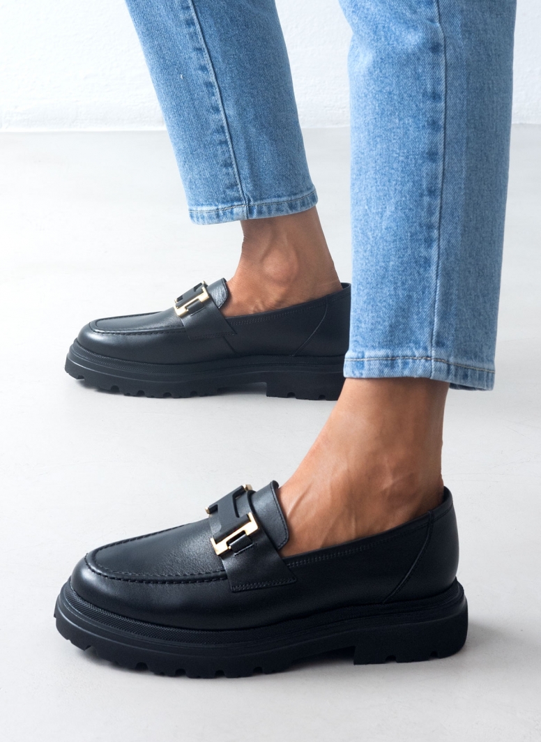 Loafers chunky δερμάτινα Ragazza 0238