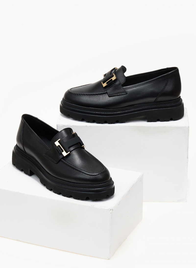 Loafers chunky δερμάτινα Ragazza 0238