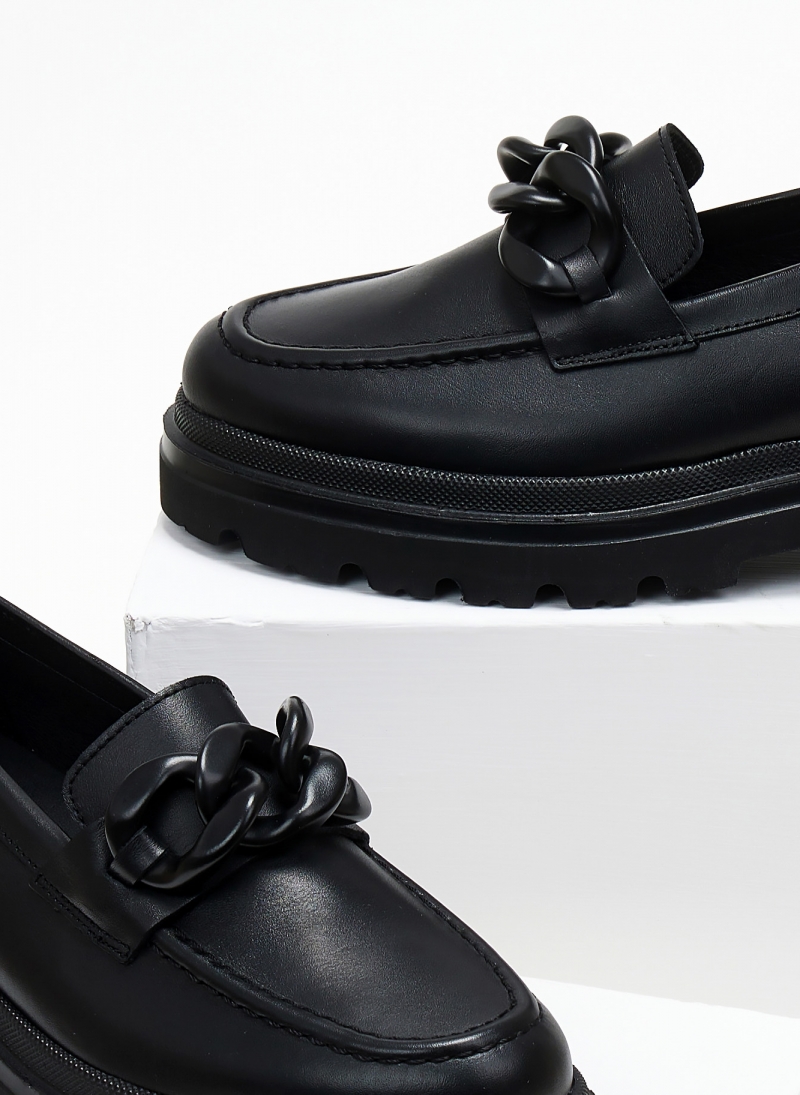 Loafers chunky δερμάτινα Ragazza 0186