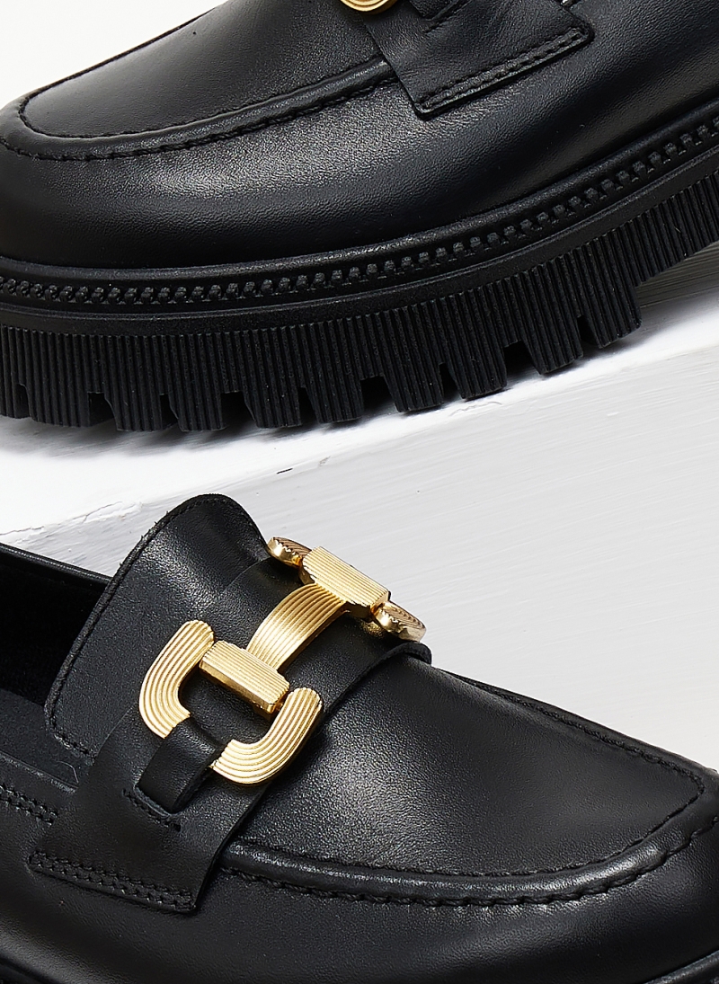 Loafers δερμάτινα chunky με σχέδιο Ragazza 0308