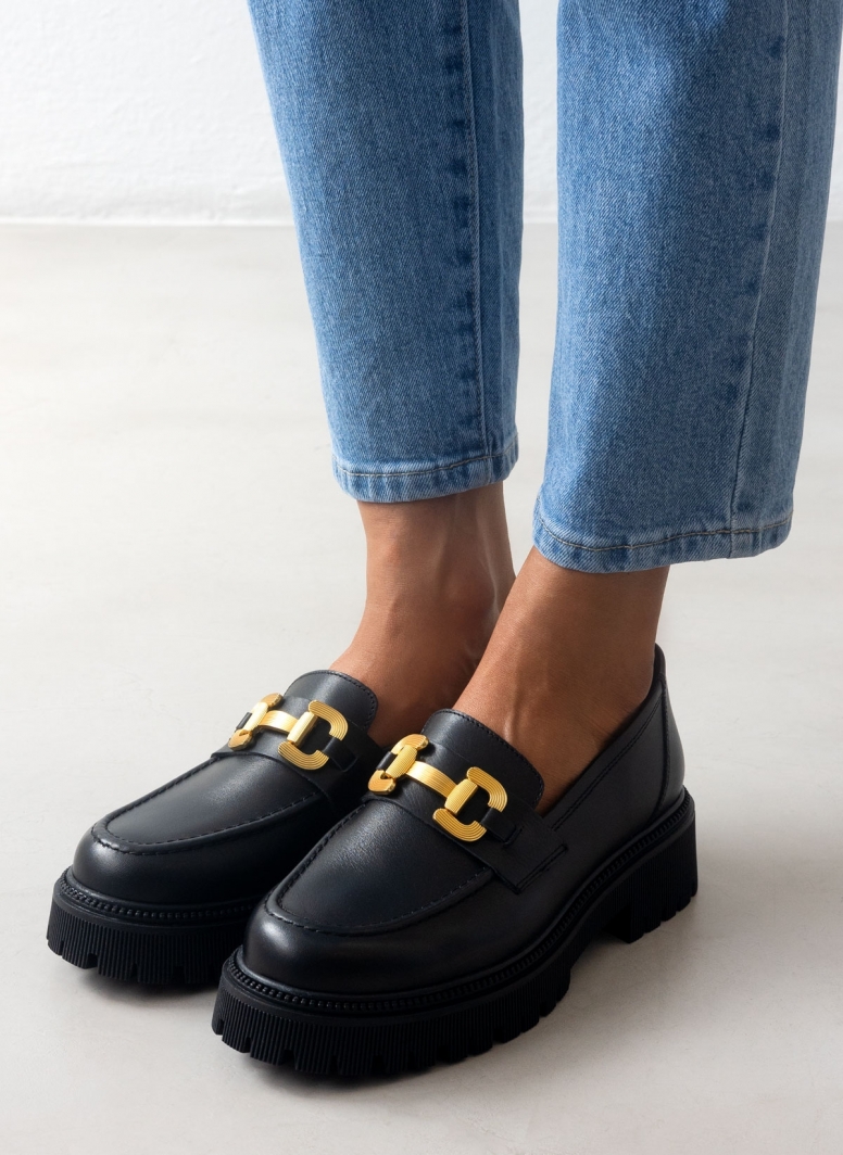 Loafers δερμάτινα chunky με σχέδιο Ragazza 0308