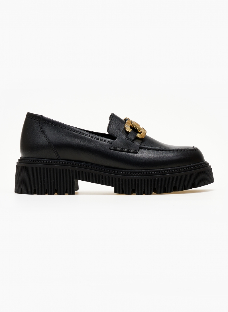 Loafers δερμάτινα chunky με σχέδιο Ragazza 0308